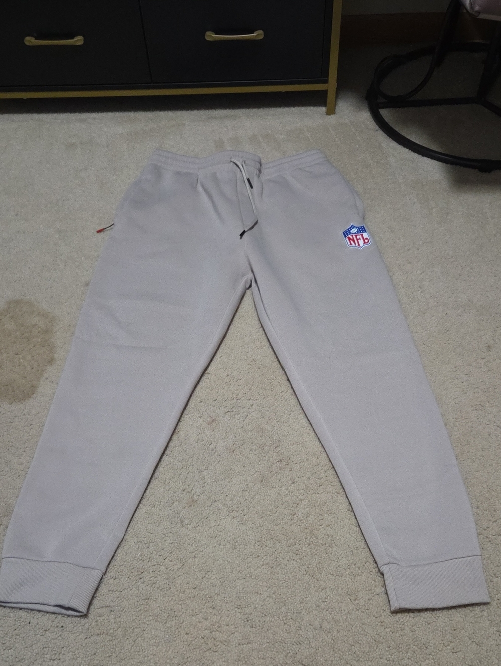 NFL Womens Light Gray Jogger Sweatpants